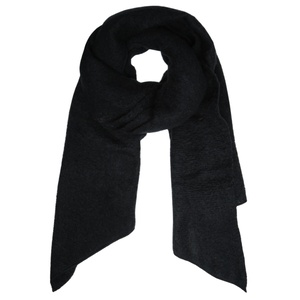 Soft winter scarf black